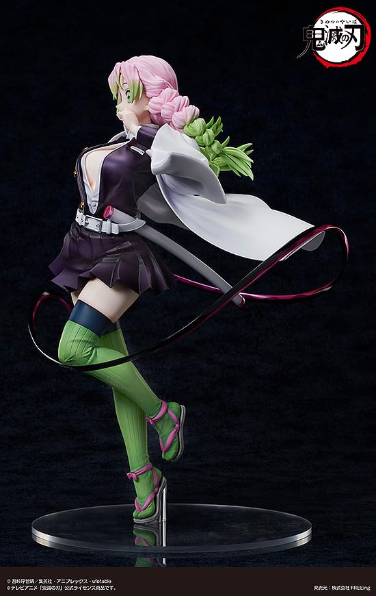 Demon Kimetsu No Yaiba Mitsuri Kanroji Scale Plastic Painted Finished Figure Slayer 1/4
