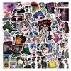 52 шт. Водонепроницаемые наклейки Gorillaz в стиле граффити для чемоданов, ноутбуков, самокатов и бутылок для воды
