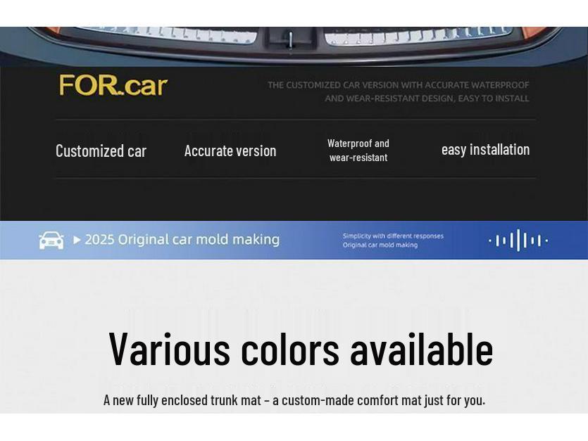 Versatile Body Kit Trunk Mat & Tail Box Mat for 25 L7 Models - Car Decorative Accessories