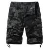Men's Summer Multi-Pocket Cargo Shorts Men's Casual Fashion Camouflage Loose Cargo Shorts