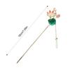 Elegant Chinese Style Hair Accessories Vintage Spring Flower Element Hairpins Light Luxury Tassel Hair Stick For Women Girls