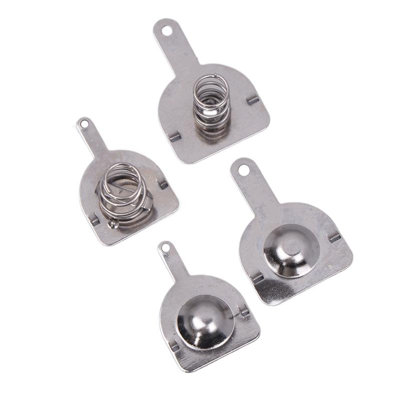 10Pcs/set Spring Contact Sheet Battery Box 16x16mm 18.5x16.5mm Positive Negative Single Bipolar For 18650 Batteries
