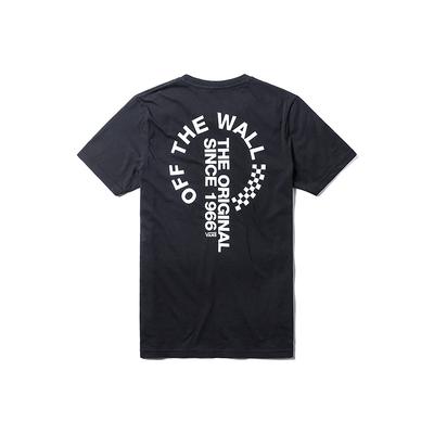 Ap Otw Distort Ss Classic Letter Print Повседневная спортивная футболка с круглым вырезом и коротким рукавом для мужчин, черные VN0A3TWXBLK