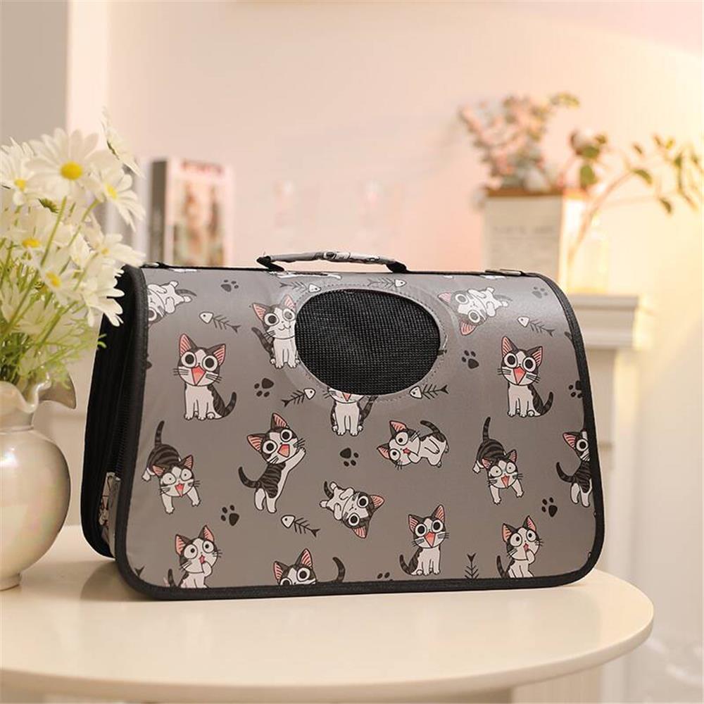 Сумка-переноска для домашних животных, собак и кошек, дорожная сумка первой необходимости, модная складная портативная сумка-14,17 дюйма