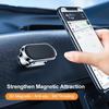 Магнитный автомобильный держатель для телефона, мини-подставка в форме полосы на 360 градусов, металлический магнит, GPS, автомобильное крепление, настенный кронштейн для офиса, спальни