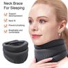 Adjustable Soft Cervical Neck Brace for Neck Pain Relief Support Washable Cotton Cover Comfortable Sleep Collar for Men Women