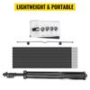 Tripod Projector Screen with Stand 70 inch 16:9 4K HD Projection Screen Stand Wrinkle-Free Height Adjustable Portable Screen for Projector Indoor &