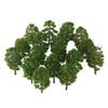 WINOMO Tree Model Tree Tree Model Tree Railway Model Railway Building Miniature Garden Landscape Education Set of 20 Approx. 9cm (Dark Green)