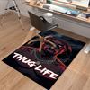 Thug Life Artwork Carpet For Playroom Bedroom Living Room Sofa Home Decorkids Game Area Rug Nonslip Floor Mat