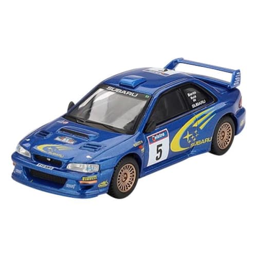MINI GT 1/64 Scale Subaru Impreza WRC99 Rally Australia 1999 Winner #5 (Left-Hand Drive) Australia Exclusive Finished Model MGT00986-L