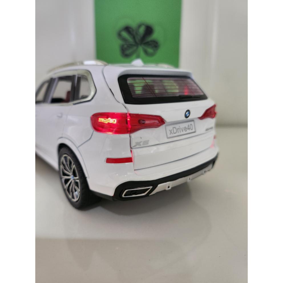 1:Модель автомобиля-игрушка BMW X5 SUV, литая, масштаб 1:24 - Белый
