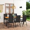 VidaXL 7-Piece Garden Dining Set Patio Dining Furniture Garden Lounge Terrace Dining Furniture 3060056