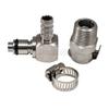 1 Set Fuel Pump Quick Release Metal Connector Silver New For BMW R1200GS ADV R1200RT S1000RR K1200R K1300R K1600GTL HP4 RnineT