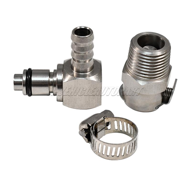 1 Set Fuel Pump Quick Release Metal Connector Silver New For BMW R1200GS ADV R1200RT S1000RR K1200R K1300R K1600GTL HP4 RnineT