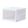 Foldable Shoe Rack Stackable Organizer Transparent Space Saving Sneaker Cabinet Bin