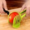 Kitchen Portable Tools Green Plastic Handheld Slicer Cooking Potato Lemon Shreadders Tomato Onion Slicer Tomato Accessories