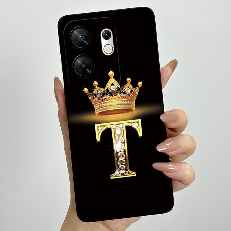 Чехол для infinix Zero 30 4G 5G Чехол X6731 Буквы Короны Мягкий Силикон Ударопрочный Чехол Для Infinix Zero30 4g Чехлы X6731B Funda