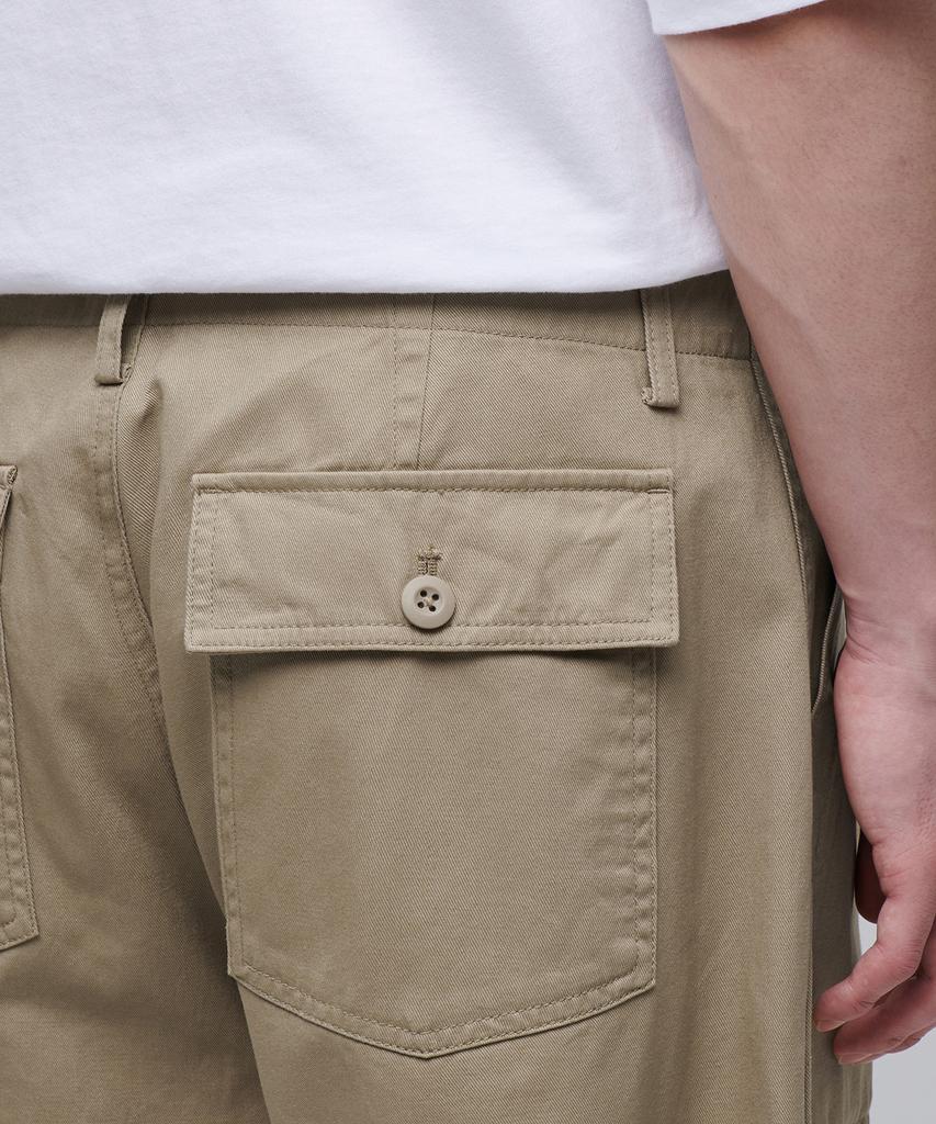 MUSINSA STANDARD Cotton Wide Fatigue Balloon Pants [Beige]
