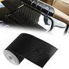 3D Carbon Fiber Car Sticker DIY Paste Protector Strip Car Detection Decal Decor Waterproof Anti Scratch Protection