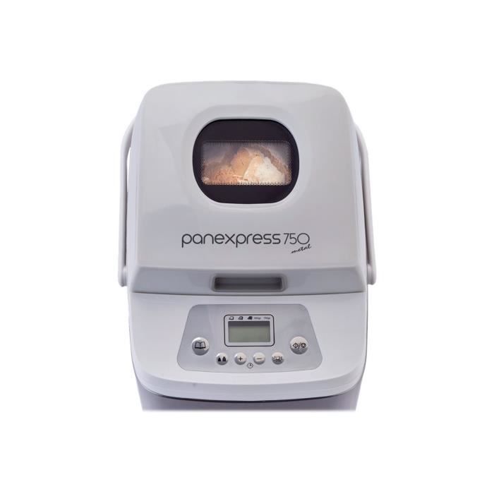 Machine à pain ariete 132 panexpress 750 - 19 programmes - écran lcd - 3 réglages de croûte