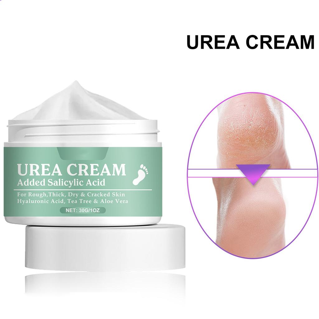 Крем с мочевиной 40 процентов, бальзам для пяток, крем для рук с мочевиной и крем для ног для увлажнения и сухих потрескавшихся пяток, предотвращения обморожения 30 г