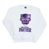 Mens Black Panther Mask Logo Sweatshirt