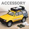 1/24 TOYOTA Land Cruiser LC80 внедорожник литой миниатюрный автомобиль металлический масштаб модель автомобиля звук и свет детская игрушечная коллекционная машина