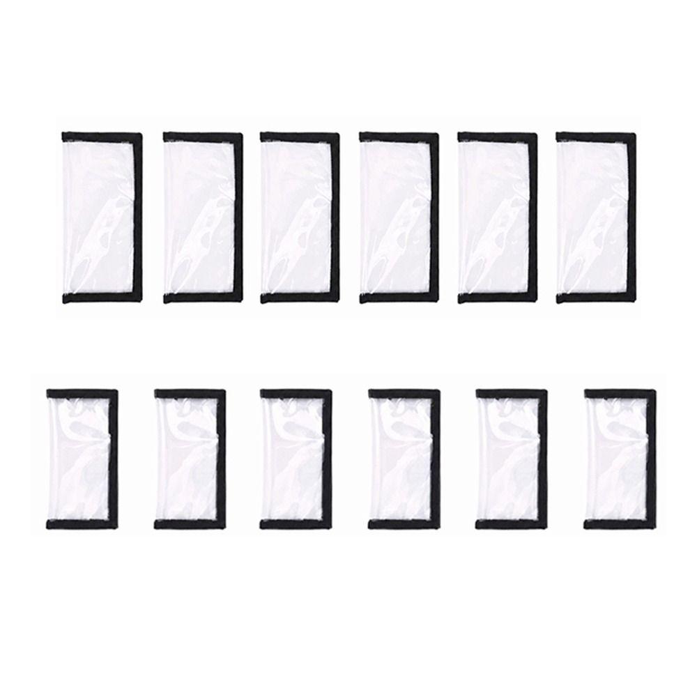 12PCS Water-Resistance Bait Storage Protector Clear Fishing Bait Wraps Saltwater Fishing
