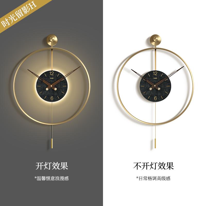 Новые современные светодиодные часы для украшения дома, настенные часы для гостиной, креативные часы для ресторана