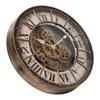 Fashions Gears Wall Clock Industrial Retro Wall Clock Living Room Decorative Wall Clock Stylish Silent Wall Clock Quartz Clock