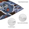 Decorative Pillow Covers Grizzy and The Lemmings Cartoon Merch Bed  Throw Pillow Case Cover Square Multi-Size