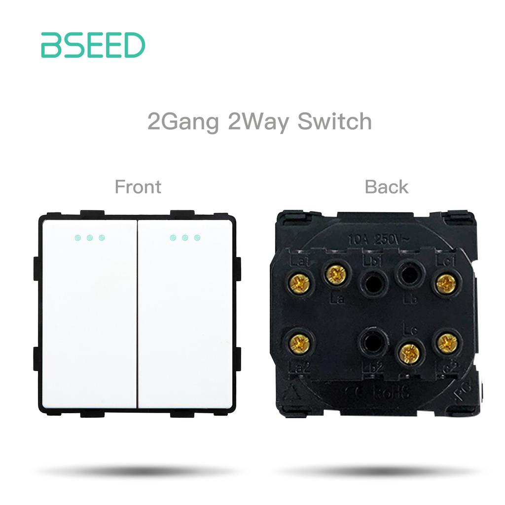 BSEED Матовые Пластиковые Рамки EU/Французская Настенная Розетка Тип-c USB Розетки Питания Механические Кнопочные Выключатели Только Функциональные Части