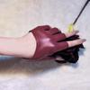 Pu Leather Fingerless Glove For Goth Punk Rock Lolita Harajuku Stage Party