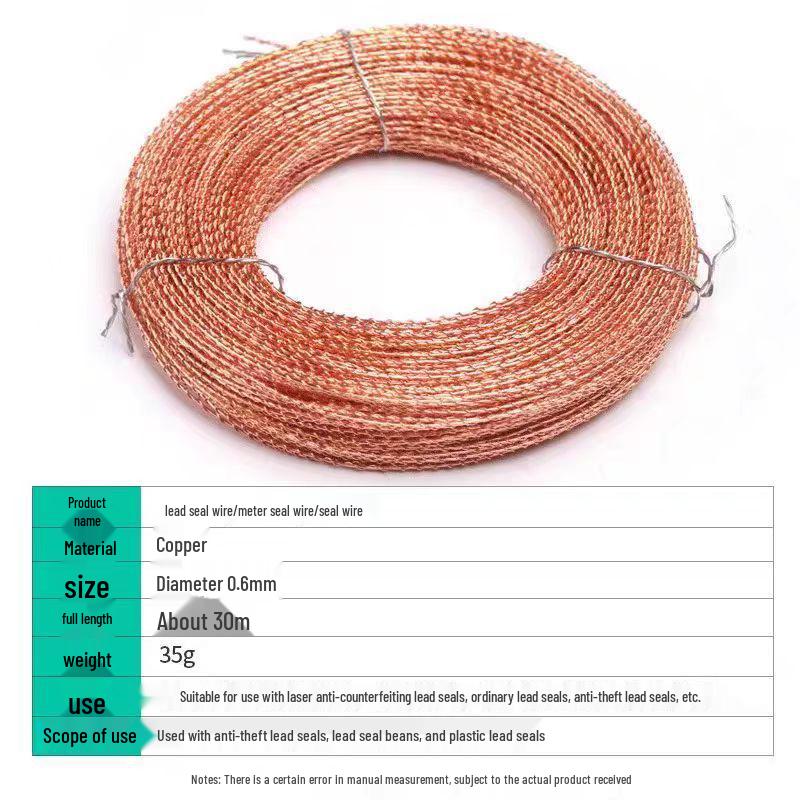 Комплект уплотнений Elek Anti-Theft: Набор для пломбирования свинца, плоскогубцы, проволока, замок и пломбирование счетчиков воды