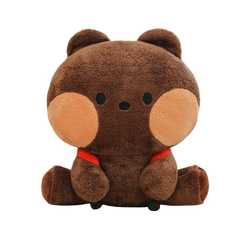 Brown And Bear Salli Chicken Plush Doll Animal Design Childrens Cartoon Doll