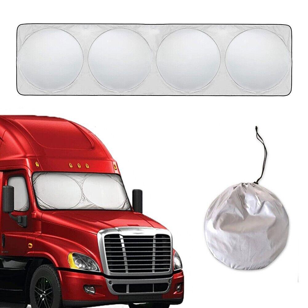 Солнцезащитный козырек для полугрузовика, лобовое стекло и боковое окно, складной солнцезащитный козырек для автомобиля с защитой от ультрафиолета, аксессуары для внедорожников, автофургонов, грузовиков и автомобилей E3A4