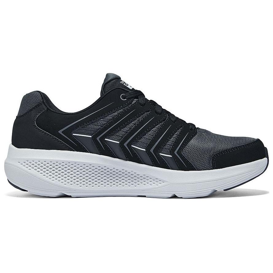 Skechers Go Run Elevate Выдающиеся Удобные Универсальные Низкие Беговые Кроссовки Мужские кроссовки Черный 220331-BKGY