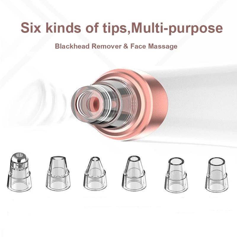 Вакуумный прибор для удаления черных точек, инструменты для ухода за кожей лица, машина для удаления угрей и черных точек на носу, глубокий очиститель пор