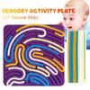 Sensory Activity Board Calming Anxiety Relief Stress Toys Sensory Toys Game Controller Silicone Calm Down Toy Sensory Fidget Toy