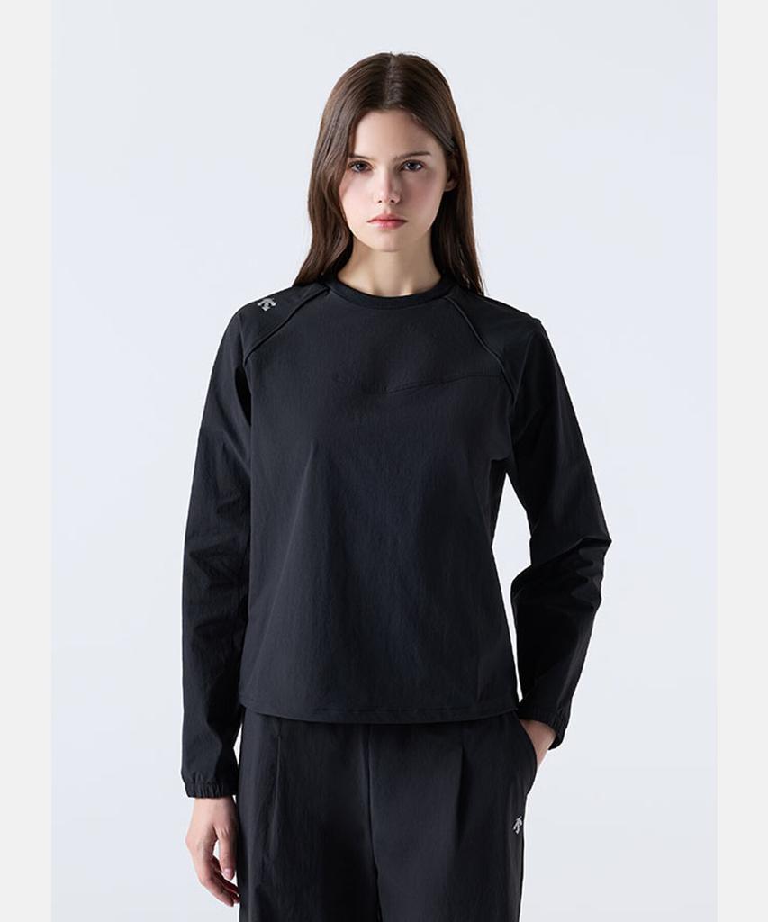 Женская вязаная толстовка DESCENTE Черная (Sq322Pwh71)