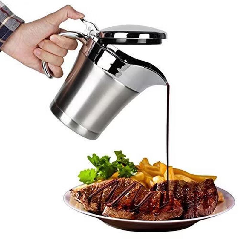 Stainless Steel Double-Wall Syrup & Sauce Dispenser