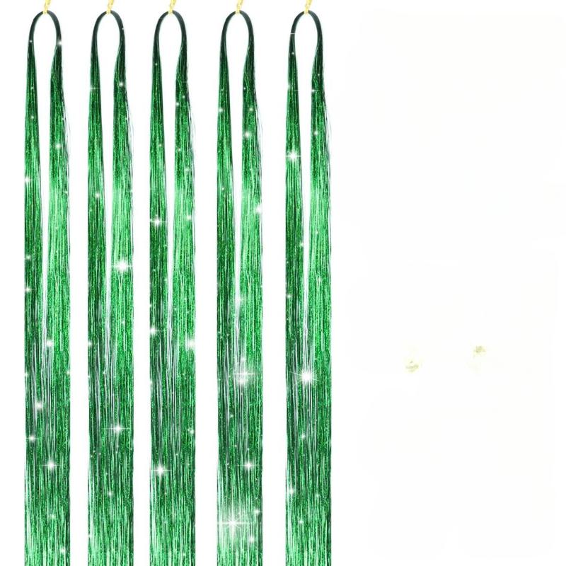 5 шт. комплект париков, парик, термостойкий парик феи, комплект париков, блестящий парик, блестящие волосы, аксессуары для волос для девочек и женщин