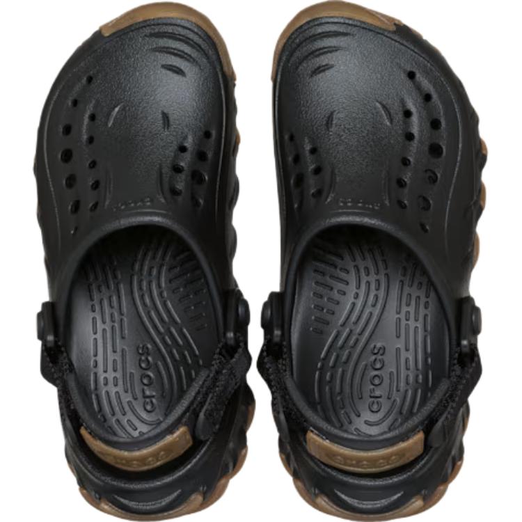Crocs Эко-резина RO Удобные Универсальные Резиновые Клоги Детские клоги Черные 214290-001
