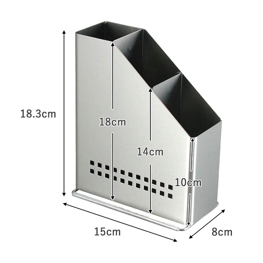 Подставка для кухонных инструментов Shimomura Planning, которую можно хранить по размеру в Поставляется с можно хранить в соответствии с можно разобрать и тонкое пространство нержавеющая сталь