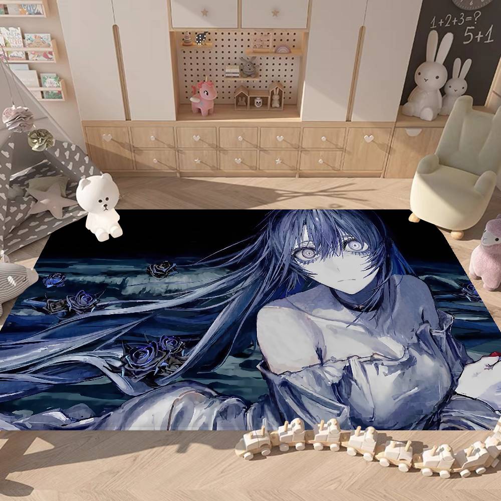 Cartoon Singer Ado Door Mat Washable Non-Slip Living Room Sofa Chairs Area Mat Kitchen Doormat Area Rug