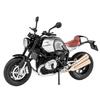1/12 BMW R NINE T Alloy Retro Sports Motorcycle Model Diecast Metal Street Racing Motorcycle Model Sound and Light Children Toy Gift