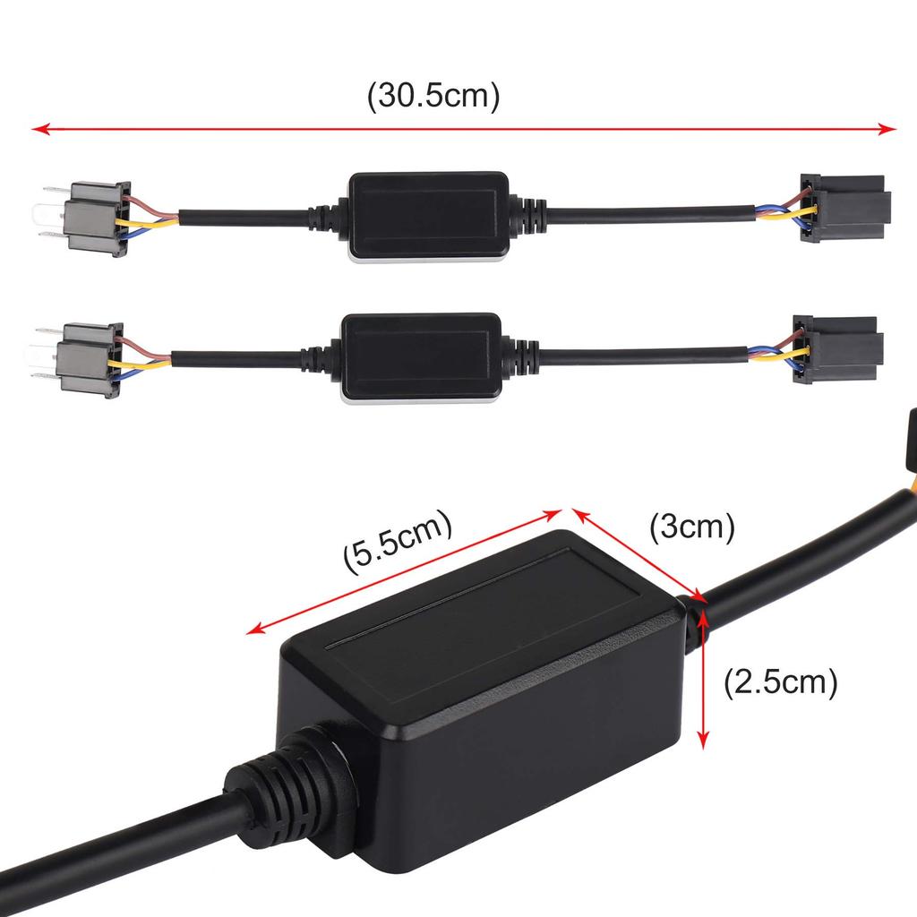 PXPART Светодиодное реле преобразования полярности, H4 Отрицательное управление Автомобильный блок мультиреле, Комплект из