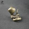 Antique Bronze Cobra Statue Ornament Zodiac Snake Miniature Figurines Copper Desktop Decoration Tea Pets Decor Accessories Craft