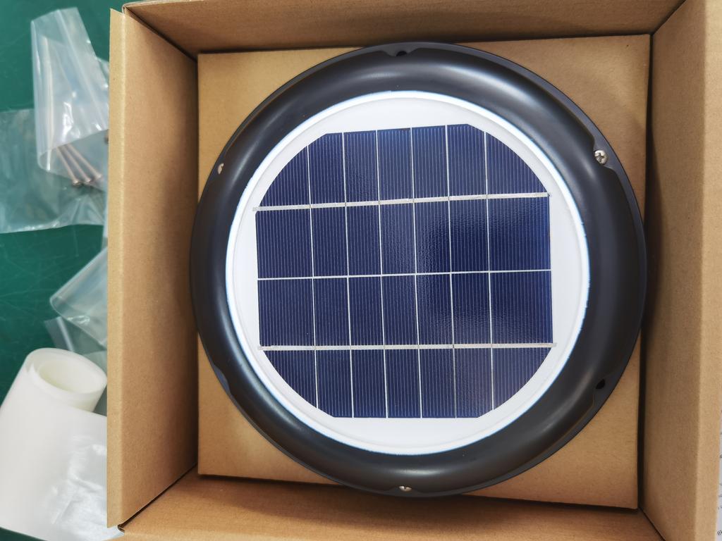 2.5W Solar Roof Vent Fan Max 60 CFM Solar Ventilator for Boat RV Tent Portable Home Toilet Reduce Excess Heat Moisture