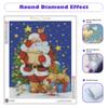 5D DIY Алмазная картина Санта-Клаус Мозаика Алмазная вышивка Рождественская звезда Украшение дома Искусство 30x40 см/12x16 дюймов